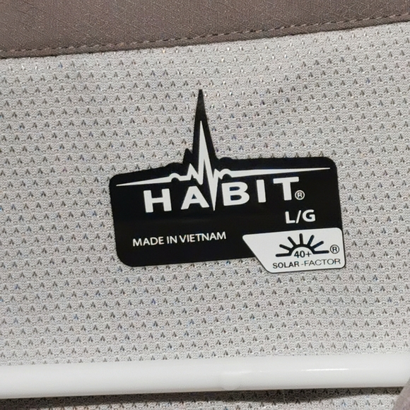 New With Tags Habit Vented UV 40+ Large shirt - Picture 11 of 11